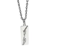 GSZCCZS New 2025 Unisex Trendy Sterling Silver 925 Necklace For Men Women Romantic Rose Flower Thon Pendant Couple Necklaces Male Jewelry Findings Fashion Accessories Creative For Women And Men