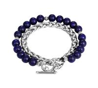 GSZCCZS New 2026 Men's Tiger Eye Stone Beaded Bracelet Handmade Stainless Steel Chain Yoga Bracelets Femme Male Wristband Jewelry Fashion Trendy Accessories Creative Gift For Women And Men