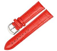 GSZCCZS New Leather Strap 16mm 18mm 20mm 22mm White Watch Bracelet Strap Watch Accessory Case Suitable for(OneColor,19mm)