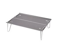 GSZCCZS Portable Folding Camping Picnic Table with Steel Frame Lightweight Mini Desk for Outdoor BBQ and Hiking Gray Color