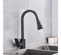 GSZCCZS Pull Out Kitchen Faucet 360 Rotatable Mixer Tap Single Handle Single Holder Hot&Cold Water Mixer Pause Button