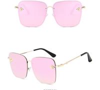 GSZCCZS Retro Sunglasses Women Luxury Gradient Sun Glasses Shades Cutting Lens Ladies Oversize Eyeglasses