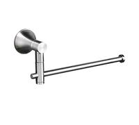 GSZCCZS Rotatable Towel Bar Rails Wall Mounted Towel, Sus Brushed Finish Single Towel Rack Holder for Office Hotel The New