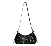 GSZCCZS shoulder bag crossbody bag for women, underarm bag with inner pocket PU leather with zipper Y2K B