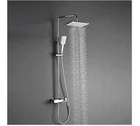 GSZCCZS Shower System with Tub Spout Shower Faucet Set Wall Mount Single Handle Rainfall Shower Head System with Handheld Sprayer Shower Set,Chrome