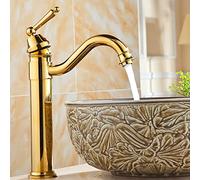 GSZCCZS Sink Faucets, Faucets, Antique Brass Kitchen Faucet Single Handle Tap Toilet Single-Hole Basin Hot and Cold Water Tap Rotating Tap