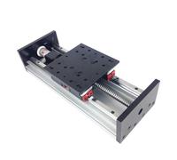 GSZCCZS Sliding rail linear bearing slider block 100mm-600mm Effective Travel GX150 1610 Ball Screw Slide Rail Linear Guide Double Slider Double Line Rail Slide Rail(Effective Stroke 400)