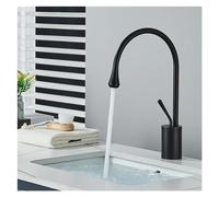 GSZCCZS Small/Medium/Large Water Drop Creative Basin hot and Cold Water Mixing Plate Crane Single Pole Single Handle Bathroom Faucet(Rose Gold M)