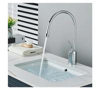 GSZCCZS Small/Medium/Large Water Drop Creative Basin hot and Cold Water Mixing Plate Crane Single Pole Single Handle Bathroom Faucet(Rose Gold M)