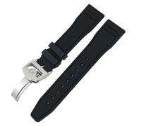 GSZCCZS Soft Fluororubber FKM Watchbands 20mm 21mm 22mm For Big Pilot Portofino Natural Rubber Watch Strap Tools