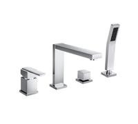 GSZCCZS Split Basin Faucet Hot and Cold Household Wash Basin Faucet Four-Piece Set