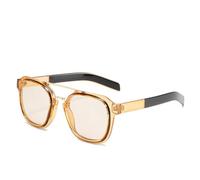 GSZCCZS Square Sunglasses Women Fashion Steampunk Mirror Lens Vintage Glasses Men Lady Shades Retro Black Colors UV400