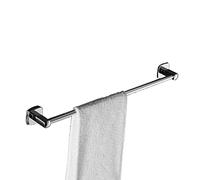 GSZCCZS Stainless Steel Towel Bar Rail，Wall Mount Round Towel Bar Rack Bathroom or Kitchen Accessory 30cm - 60cm Towel Holder，Chrome Plating（Silver） (Size : 30cm) Present