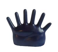 GSZCCZS Stand Finger Resin Ring Necklace Jewelry Display Stand Hand Model Earrings Necklace Display Jewelry Display Ornament jewerly Tree organizing (Color : Silver) (Blue)