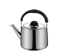 GSZCCZS Stove Top Whistle Teapot Food Grade Stainless Steel Tea Kettle Coffee Pot with Ergonomic Handle Large Capacity Silver