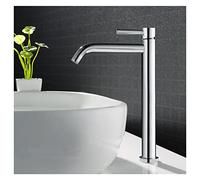GSZCCZS Total Brass Chrome Finish hot and Cold Single Lever Bathroom Basin Faucet Sink tap(B)