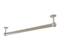 GSZCCZS Towel Bar Rail Single Towel Holder Brushed Silver Finish Stainless Steel 30cm-140cm Bathroom s Wall Mount (Size : 60cm) Present
