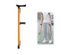 GSZCCZS Underarm Crutches Adjustable, Walking Canes for Adults, Ergonomic Handle, s Aid for The Elderly, Suitable for Height: 150-190cm/5'-6' 2'' Dou