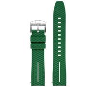 GSZCCZS Universal 20mm Watch Strap Men Women Rubber Quick Release Watch Band Curved End WatchBands