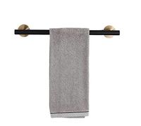 GSZCCZS Vintage Towel Bar Rail - Wall Mounted Bar Stainless Steel Brushed Towel Holder for Bathroom Accessories Kitchen，30cm - 60cm Optional (Color : Black gold, Size : 40cm) Present