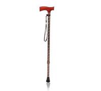 GSZCCZS Walking Stick Adjustable Walking Sticks Cane Aluminum Alloy Lightweight Retractable Old Man Elderly Walking Rod Anti-Slip Crutches Solid Wood Handle Folding crutcheswooden