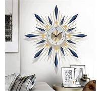 GSZCCZS Wall Clock Art Large Metal Wall Clock, Modern Design Home Decor Wall Watch Mute Operated Clock Metal Numeral Wall Clocks for Living Room Bedroom Office Wall Decor