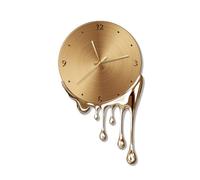 GSZCCZS Wall Clock Restaurant Decorative Table Hanging Wall Household Clock Living Room Mute Clock(Size:30 * 50cm)