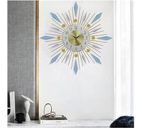 GSZCCZS Wall Clocks for Living Room Decor Large 3D Metal Wall Clock, Silent Non Ticking Clock Battery Operated for Bedroom Kitchen Decorative,70CM