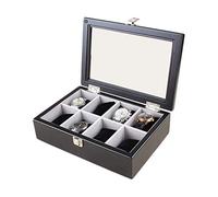 GSZCCZS Watch box-Watch Cases for Men 8 Slots Solid Wood Storage Organizer Display Box and,Best Present for Birthday,Wedding (Color : D)