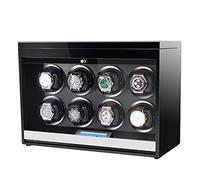 GSZCCZS Watch Boxes Touch Screen Watch Winder Automatic Watches Winder Box with Light as a Gift for Men,Women AC Adapter Does Not Include Watches (BlackOne A)