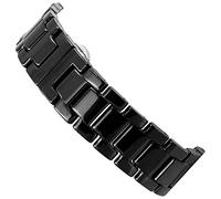 GSZCCZS Watchband Ceramic Strap 20mm 22mm Watch Band Strap for Watch Bracelet Black/White(D,22mm)