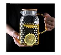 GSZCCZS Water Pitcher Glass Water Pot 1500Ml Heat Resistant Water Jug and Glass Set Square Kettle Boiling for Tea Home (Color : A, Size : One Size) (A One Size) Octopus feet