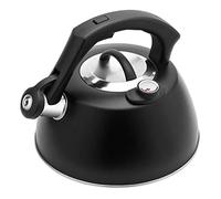 GSZCCZS Whistling Tea Kettle with Thermometry Kitchen Professional Whistling Kettle (Color : Black, Size : One Size) (Black One Size) Octopus feet