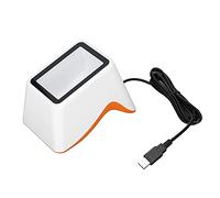 GT 790 Desktop Barcode Scanner, QR Code Scanner with Large Scanning Window, 2D Barcode Reader for Shop Store Market, Auto Induction Payment Scanning Platform with Voice Broadcast