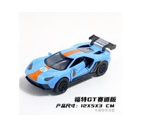 (GT Blue) 1:36 Diecast Alloy Car Model Children's Toy Car Open the door Decoration Cool Racing Car Boy toys Gift