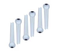 GT BRIDGE PINS-WH/BLK-SET/6 -BP6WH