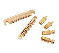 GT LP STYLE BRIDGE & SADDLE- GOLD