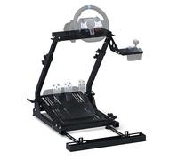 GT OMEGA Classic Wheel Stand - Foldable Entry-Level Sim Rig, Pre-Equipped with a Shifter Mount and Chair Link, Adjustable & Upgrade-Ready