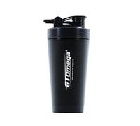 GT Omega Insulated Stainless Steel Shaker - 650ml, Leak-Resistant, Double-Walled Design, with Built-in Mixing Ball, Compact and Durable