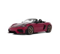 GT SPIRIT GT486 1:18 Porsche 718 (982) Spyder RS Weissach-Paket, Star Ruby, 2023
