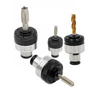 GT12 19mm ISO/DIN/JIS M3-M12 Set Tapping Collets Chucks Pneumatic Tapping Machine Chucks with Overload Protection(JIS 7PCS)