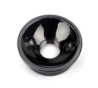 Gt151 2 Screws Electric Guitar Jack Plate for Tl Guitar | Metal Black Hardware, Fits Metric Threaded 6.35mm Standard Sockets, Standard 7/8 Inch Hole