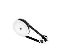 GT2 Synchronous Wheel 20&60 Teeth 5mm Bore Aluminum Timing Pulley With 2pcs Length 200mm/280mm/400mm/610mm Width 6mm Belt(20T5-60T8-400mm,2pcs)