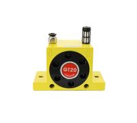 GT20 Pneumatic Turbine Vibrator Industrial Air Turbine Vibrator, Low Noise Material Handling Conveyor System Vibrating Motor for Hopper Silos Chutes Bulk Solid
