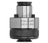 GT24 JIS M27 Tapping Collet for CNC Milling Machines, - Tap Chuck Tool Holder, Speed Steel Material, Strong and Durably, Good Clamping Strength and Accuracy