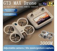 GT3 Combo Drone 8K Ultra-Stabilized Video FPV Light Portable Full-Coverage Propeller Guards New Original EU Stock C0 Quadcopter GT3 MAX 8K 1B