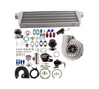 GT35 GT3582 Universal Turbocharger Parts Turbo Kit for 2.5-6.0L Engine 7.5-14.5 PSI T3 Ar.70/63 + Intercooler Turbo Intercooler Charged Air Cooler Replaces