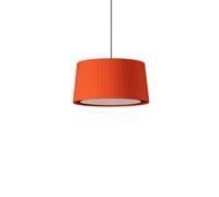 GT6 Pendant Red- Amber/ Rosette Nickel/ Cord Black