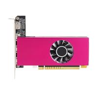 GT730 2G Multiple Displays Graphics Card, GDDR3 64bit 1600MHz 4HDMI Computer Card GPU PCI Express with 4 Port for Stock Tradking, Video Wall