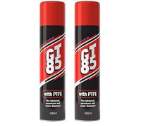 GT85 Multi-purpose PTFE Spray Lubricant Penetrant and Water Displacer Twin Pack (2x 400ml)